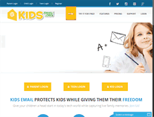 Tablet Screenshot of kidsemail.org